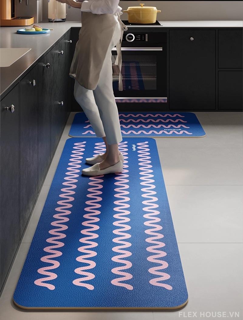 Thảm da nhân tạo chống nước Blues Dopamine CR0578 8 Thảm da nhân tạo chống nước Blues Dopamine CR0578