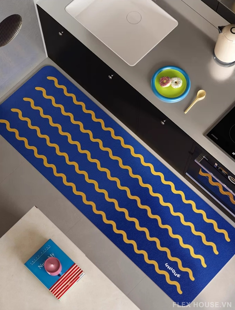 Thảm da nhân tạo chống nước Blues Dopamine CR0578 12 Thảm da nhân tạo chống nước Blues Dopamine CR0578