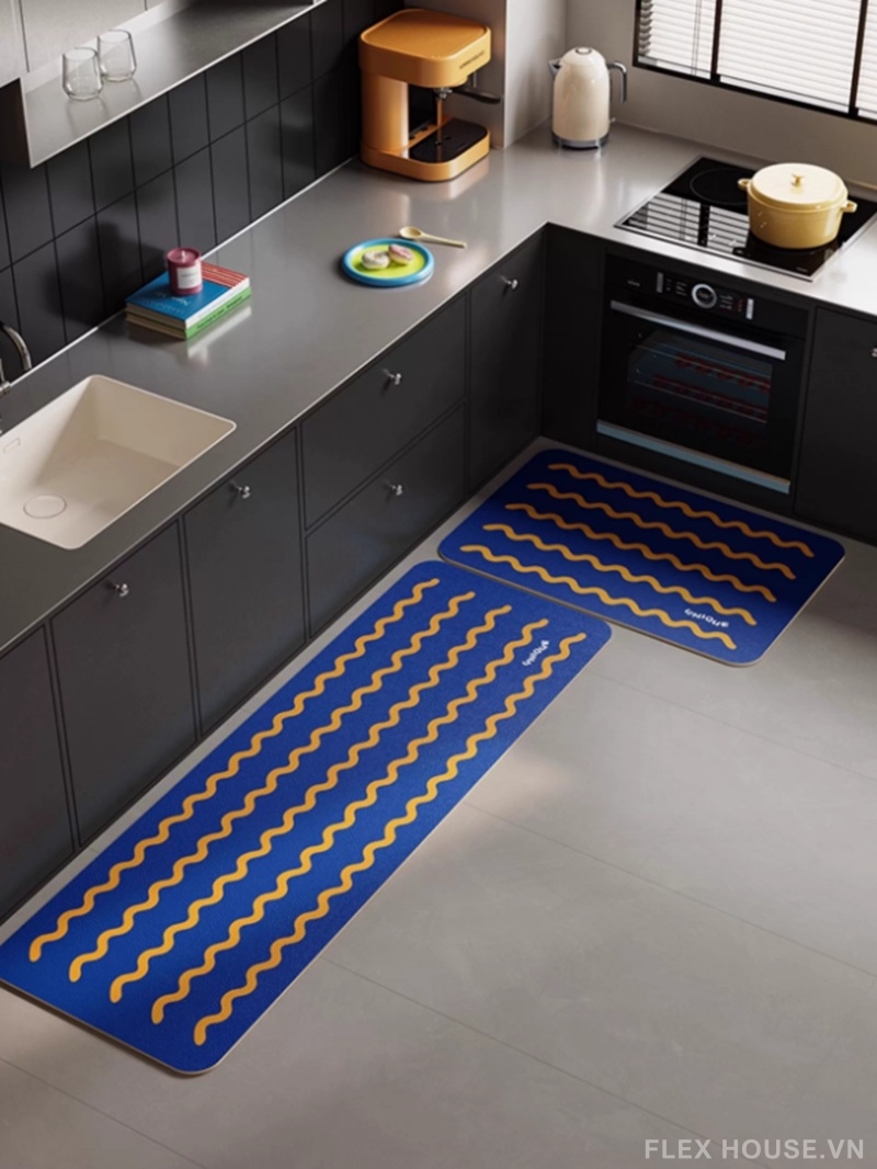 Thảm da nhân tạo chống nước Blues Dopamine CR0578 11 Thảm da nhân tạo chống nước Blues Dopamine CR0578