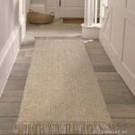 Thảm dệt jacquard tua rua kiểu tối giản hiện đại XF3660.01