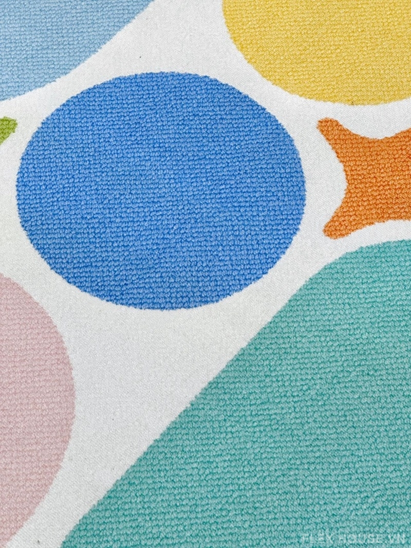 Thảm dệt máy tone màu Macaron ngọt ngào HY3357 7 Thảm dệt máy tone màu Macaron ngọt ngào HY3357