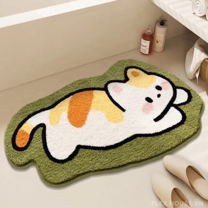 Thảm dệt máy trải cửa ra vào nhà tắm thấm hút JT1527