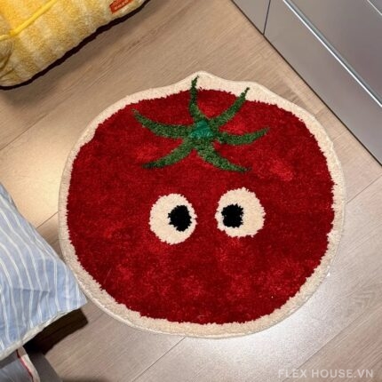 Thảm len Cashmere quả cà chua mọng thấm hút QZ3713