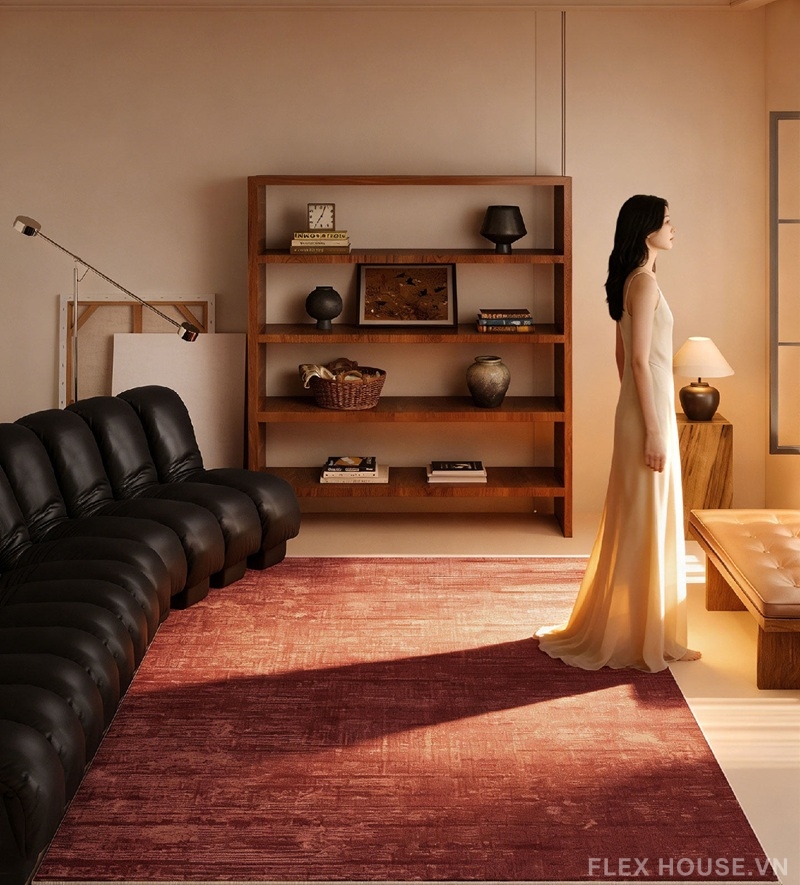 Thảm len trải sàn cách âm chống trơn trượt Vintage HY0868 1 Thảm len trải sàn cách âm chống trơn trượt Vintage HY0868