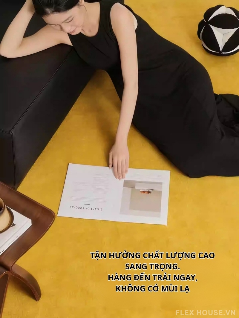 Thảm len trải sàn cách âm chống trơn trượt Vintage HY0868 5 Thảm len trải sàn cách âm chống trơn trượt Vintage HY0868
