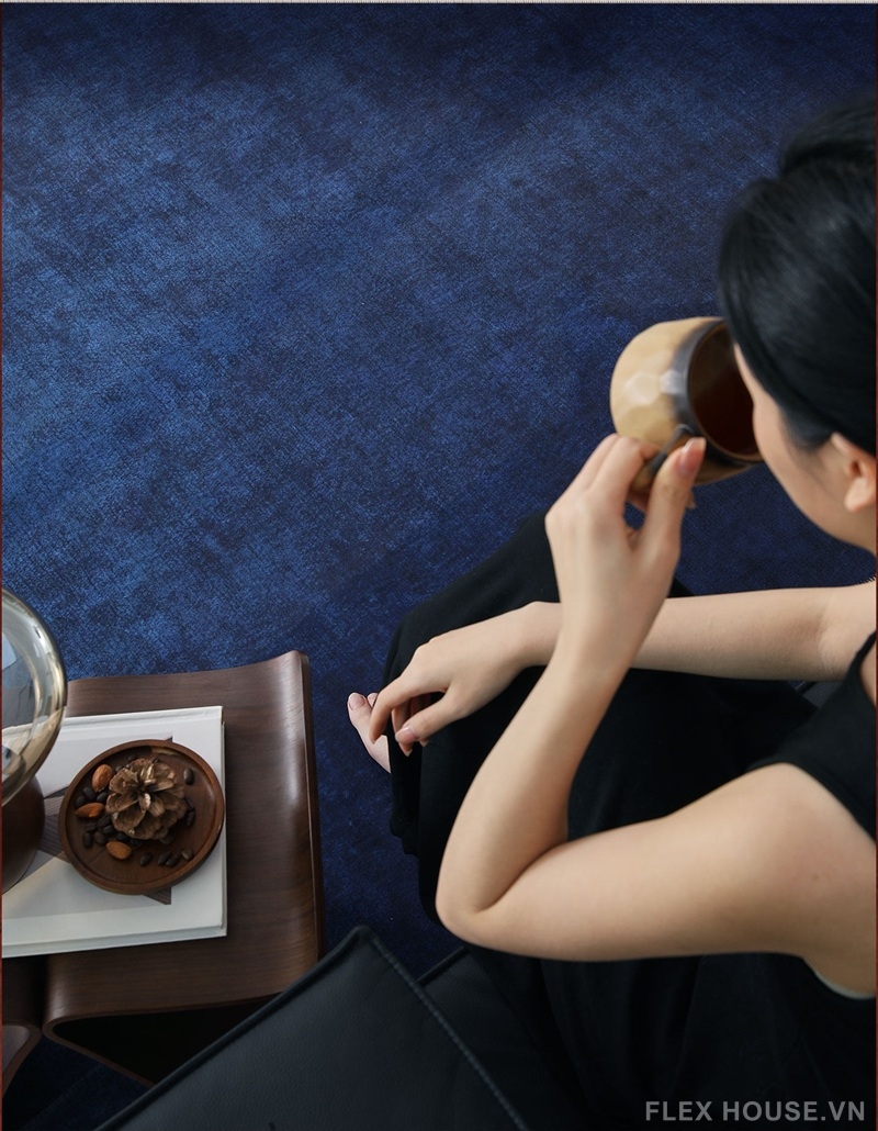 Thảm len trải sàn cách âm chống trơn trượt Vintage HY0868 3 Thảm len trải sàn cách âm chống trơn trượt Vintage HY0868