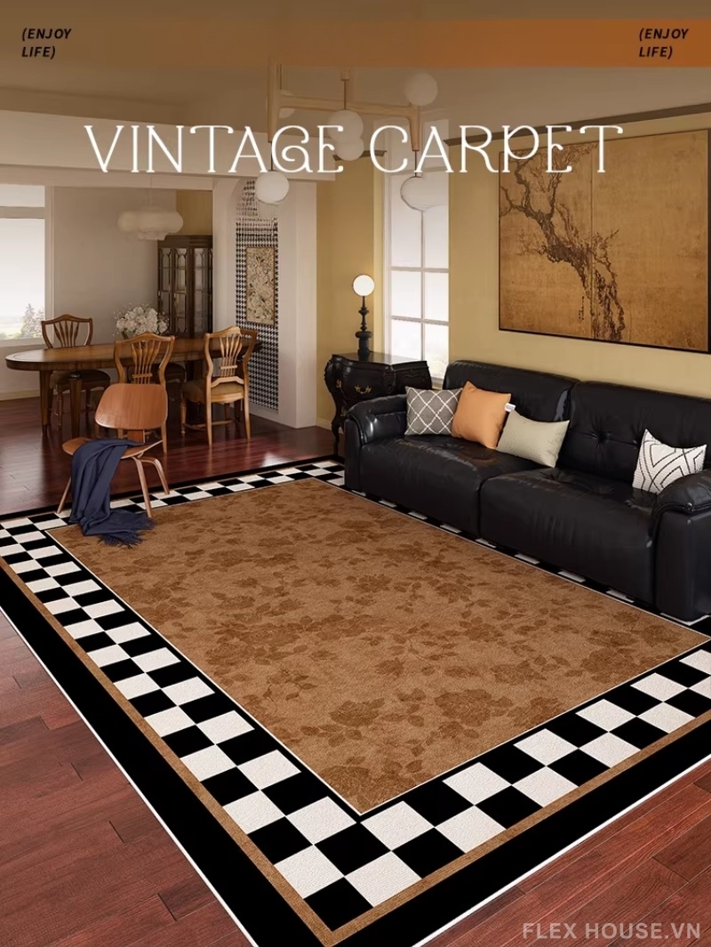 Thảm lót sàn biệt thự Pháp tân thời cao cấp HY3966 1 Thảm lót sàn biệt thự Pháp tân thời cao cấp HY3966