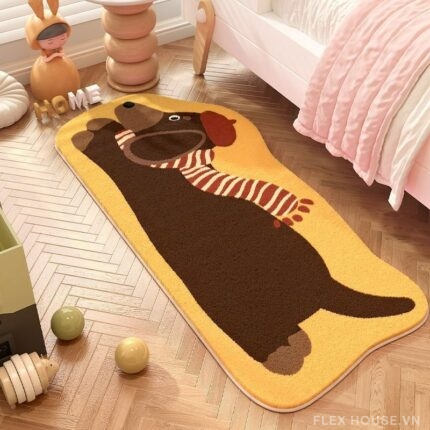 Thảm lót sàn cạnh giường Cashmere thấm hút tốt SH8097.02