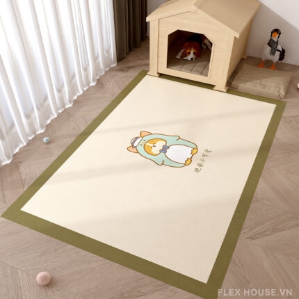 Thảm lót sàn khu vực chó mèo sinh hoạt Kawaii SH6624.02