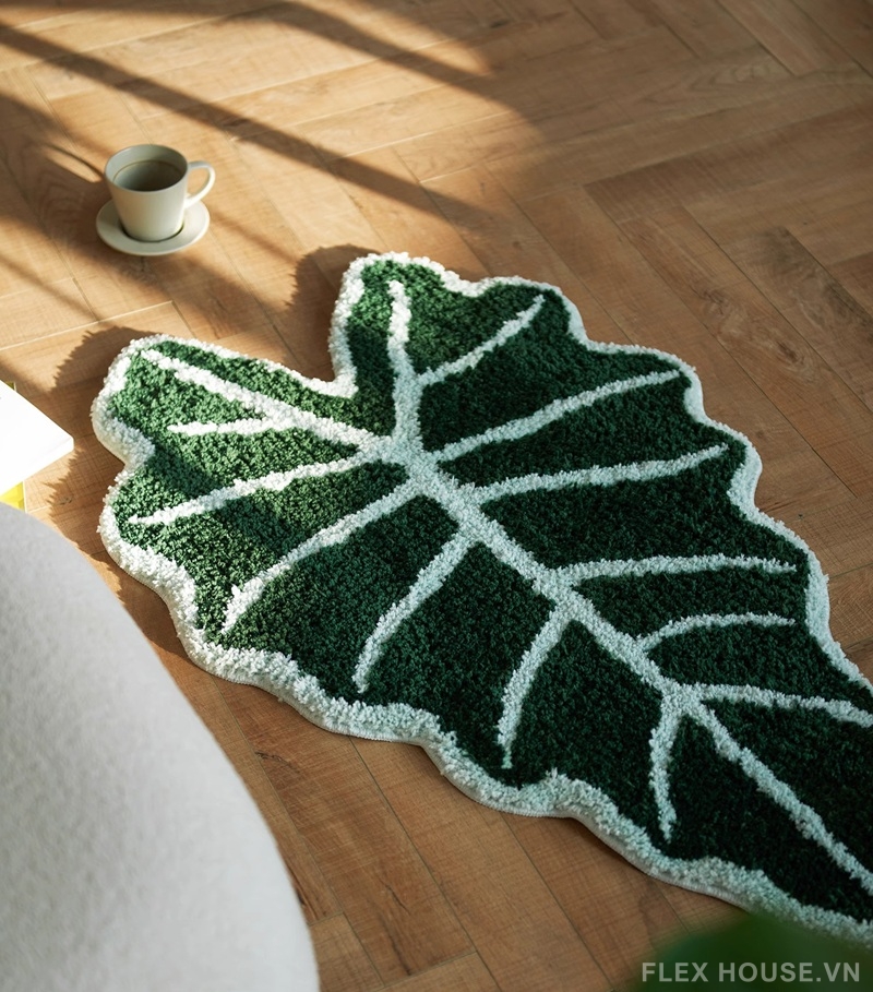 Thảm lót sàn phong cách Urban Jungle decor phòng QZ7584 2 Thảm lót sàn phong cách Urban Jungle decor phòng QZ7584