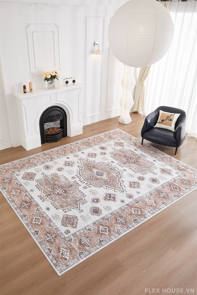 Thảm lót sàn thổ cẩm Mediterranean vintage JX5862 1 Thảm lót sàn thổ cẩm Mediterranean vintage JX5862