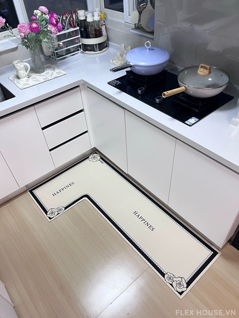 Thảm nhà bếp cao cấp hình hoa hồng Happiness HY9864 5 Thảm nhà bếp cao cấp hình hoa hồng Happiness HY9864.R