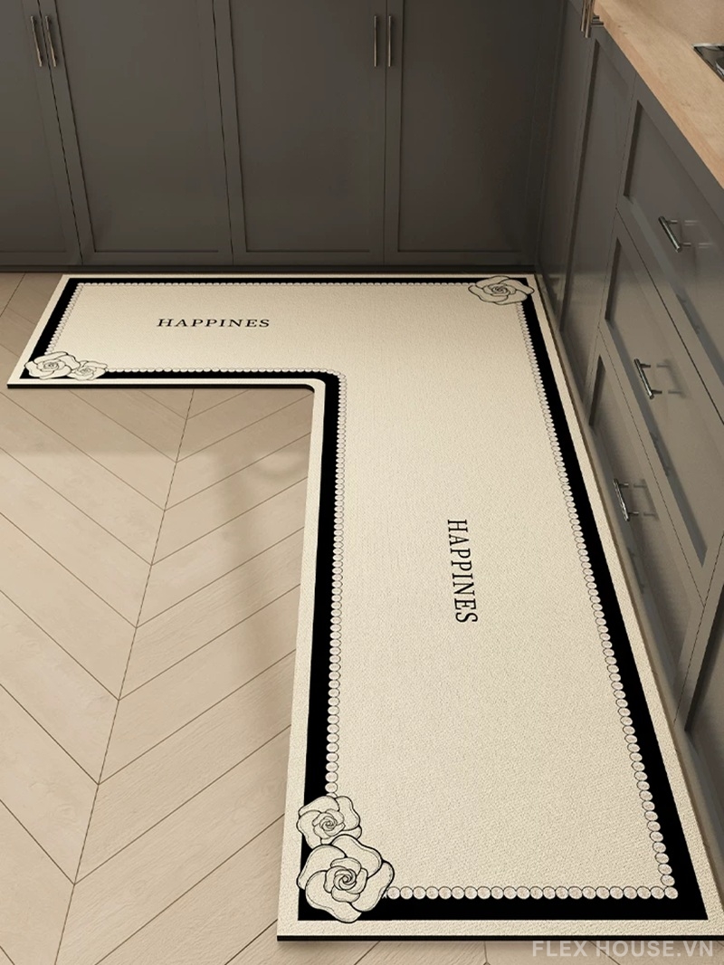 Thảm nhà bếp cao cấp hình hoa hồng Happiness HY9864 4 Thảm nhà bếp cao cấp hình hoa hồng Happiness HY9864.R