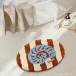 Thảm nhà tắm siêu thấm dày 50mm dáng oval QZ1618