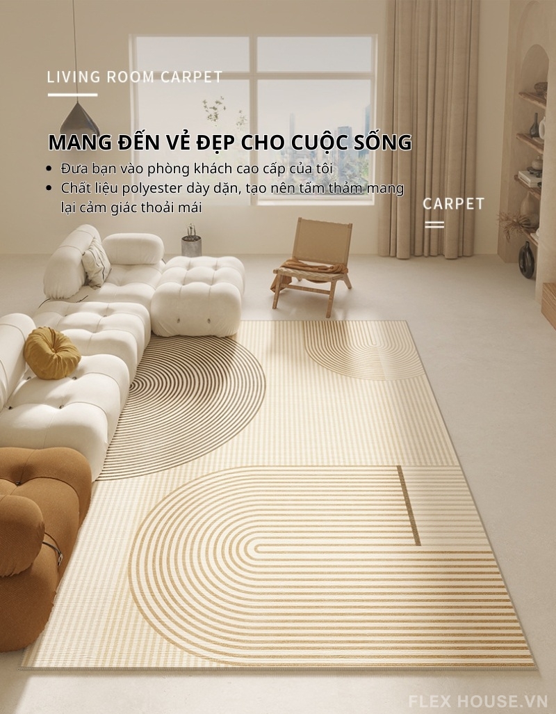 Thảm phòng khách hiện đại trải ghế sofa mô-đun XF2407 1 Thảm phòng khách hiện đại trải ghế sofa mô-đun XF2407