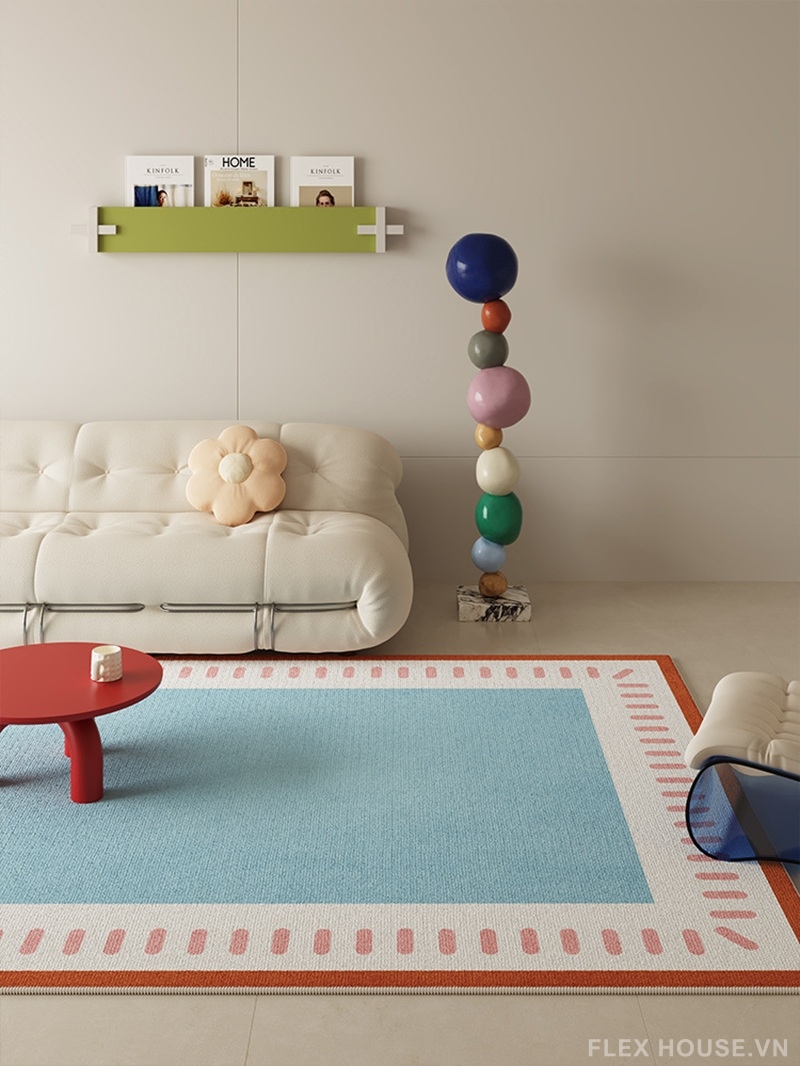 Thảm polyester lót ghế sofa bàn cafe Dopamine SH7953 1 Thảm polyester lót ghế sofa bàn cafe Dopamine SH7953