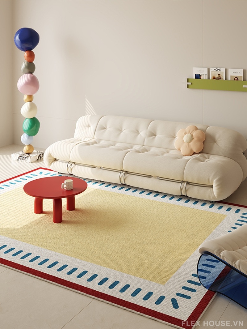 Thảm polyester lót ghế sofa bàn cafe Dopamine SH7953 2 Thảm polyester lót ghế sofa bàn cafe Dopamine SH7953