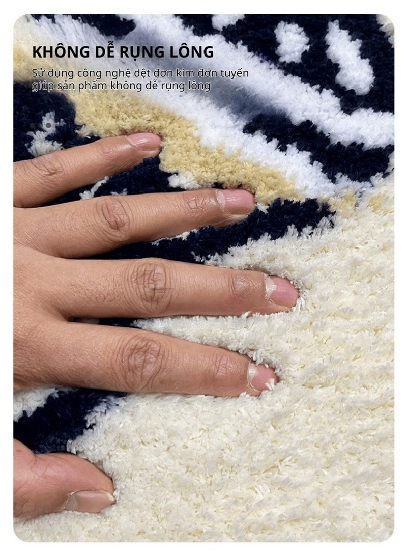 Thảm polyester thấm hút hình thực vật thủy sinh JT5350 5 Thảm polyester thấm hút hình thực vật thủy sinh JT5350