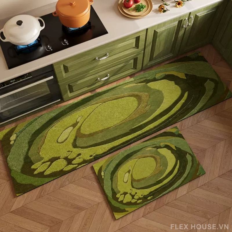 tham-tao-cat-trai-bep-dai-hinh-van-dia-tang-reu-hy8143 Thảm tảo cát trải bếp dài hình vân địa tầng rêu HY8143