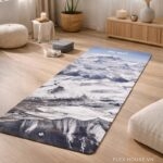 Thảm tập yoga họa tiết thiên nhiên nghệ thuật QZ5827
