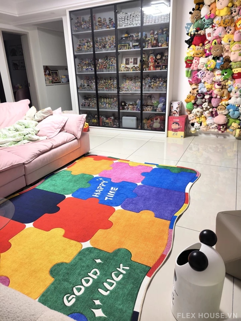 Thảm trải sàn cách âm chống thấm họa tiết Puzzles HY3355 10 Thảm trải sàn cách âm chống thấm họa tiết Puzzles HY3355 1