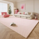 Thảm trải sàn caro hồng Y2K Aesthetic SH8289.01