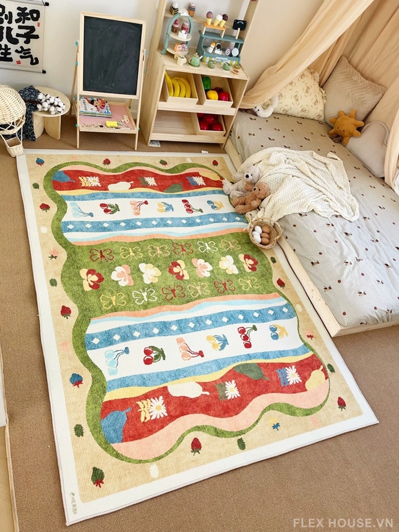 Thảm trải sàn cho trẻ em khu vườn quả mọng HY3359 4 Thảm trải sàn cho trẻ em khu vườn quả mọng HY3359