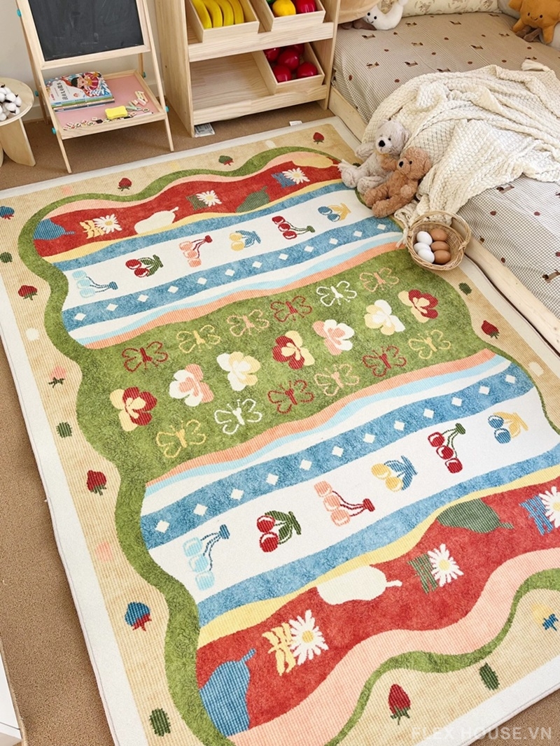 Thảm trải sàn cho trẻ em khu vườn quả mọng HY3359 5 Thảm trải sàn cho trẻ em khu vườn quả mọng HY3359