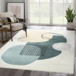 Thảm trải sàn chống bẩn hình học trừu tượng SH5709.03