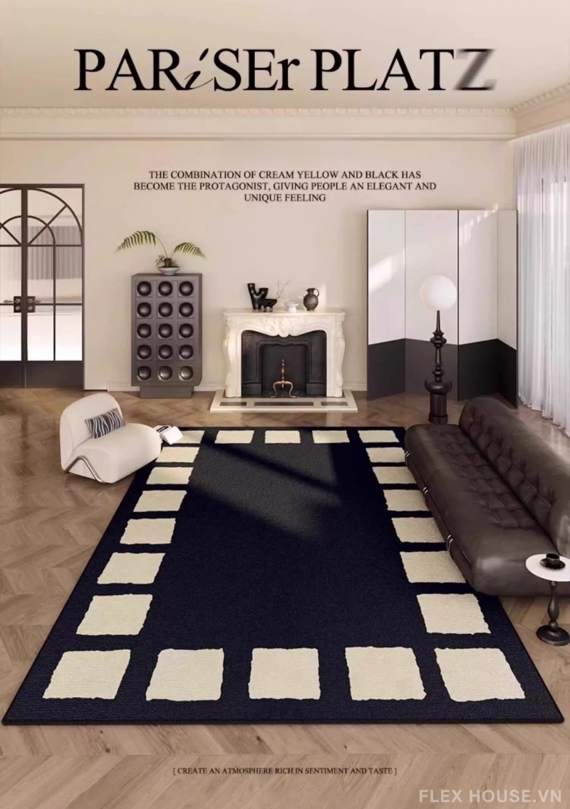 Thảm trải sofa ghế đôn tiếp khách kiểu Paris cổ SH0064 1 Thảm trải sofa ghế đôn tiếp khách kiểu Paris cổ SH0064