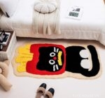 Thảm trang trí hình mèo và khoai tây chiên QZ6105