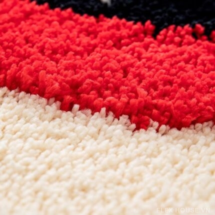 Thảm trang trí hình mèo và khoai tây chiên QZ6105