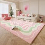 Thảm trang trí phòng khách Psychedelic Pastel SH8292