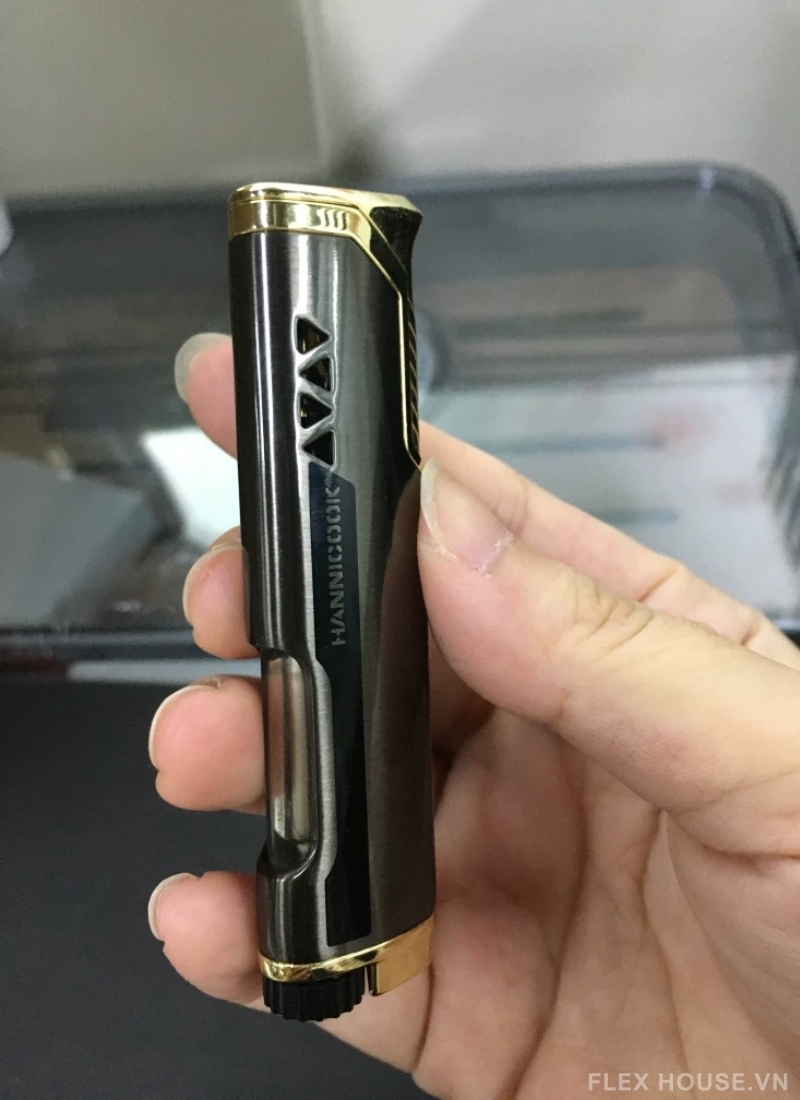 Bật lửa xì gà 1 tia hợp kim kẽm HNK2137 8 Bật lửa xì gà 1 tia hợp kim kẽm HNK2137 13