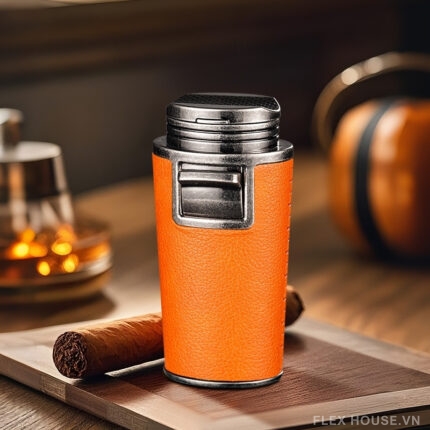 Bật lửa xì gà tích hợp đục lỗ và gác điếu HNK3753