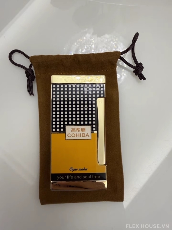 Bộ cigar bật lửa khò và dao cắt chuyên dụng CH9367 10 Bộ cigar bật lửa khò và dao cắt chuyên dụng CH9367 17