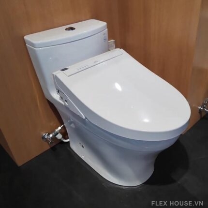 Bồn cầu 1 khối nắp rửa đa năng giấu dây TOTO MS885CDW15