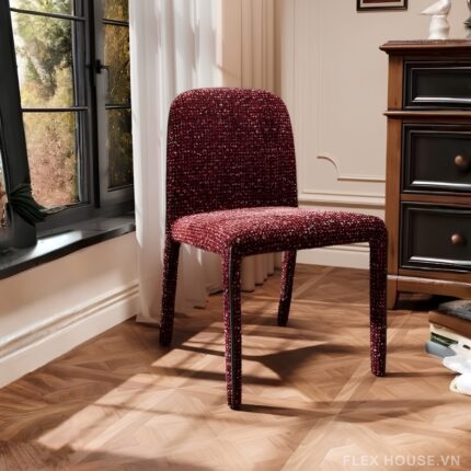 Ghế ăn tựa lưng sang trọng phong cách Wabi-Sabi MU3448