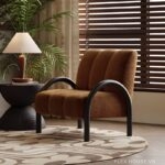 Ghế bành thư giãn tay vịn vòm cung cổ điển SZ1358
