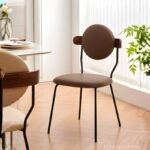 Ghế cà phê bọc nệm phong cách đương đại HM6933