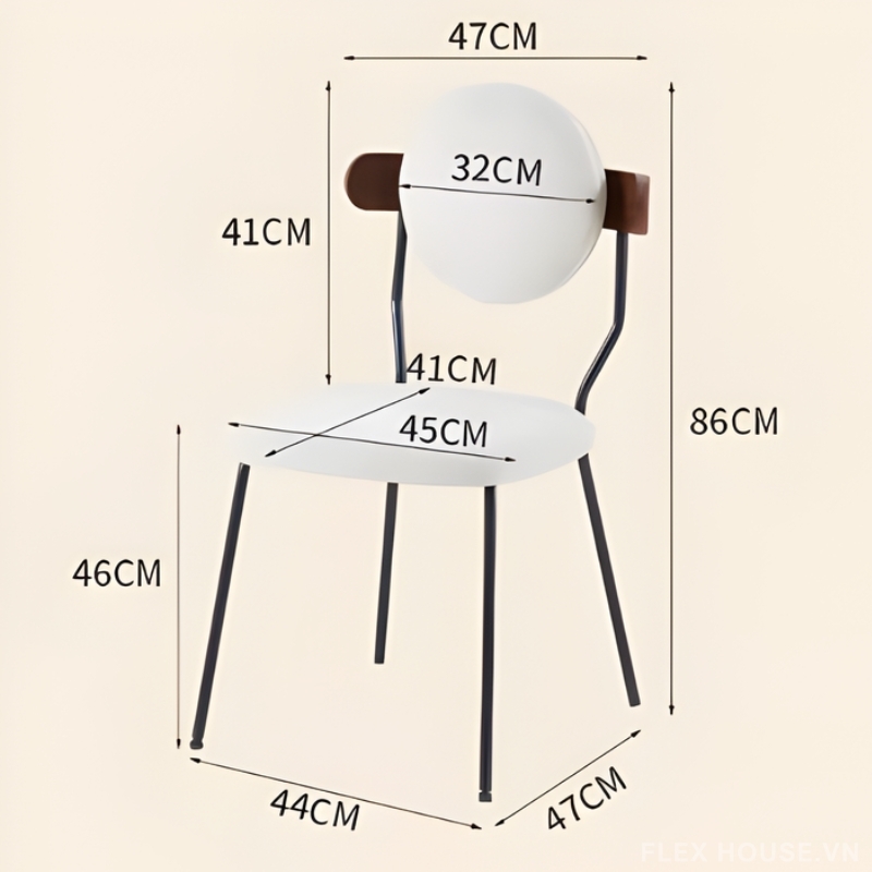 Ghế cà phê bọc nệm phong cách đương đại HM6933 9 Ghế cà phê bọc nệm phong cách đương đại HM6933 16
