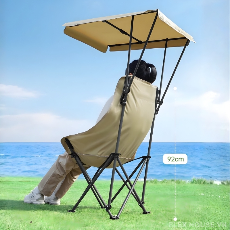Ghế cắm trại gấp gọn kèm mái che tiện lợi JP3504 8 Ghế cắm trại gấp gọn kèm mái che tiện lợi JP3504 14