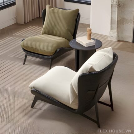 Ghế đơn tựa lưng thư giãn phong cách Nordic XM2150