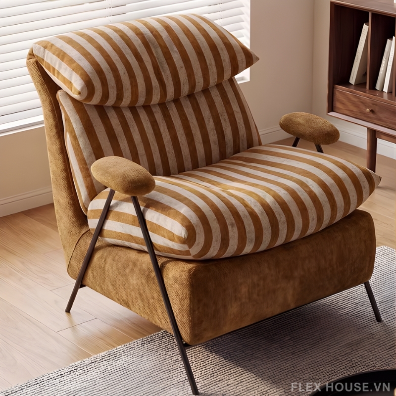 Ghế sofa đơn bồng bềnh tay vịn cách điệu MU1652 6 Ghế sofa đơn bồng bềnh tay vịn cách điệu MU1652 10