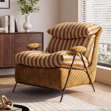 Ghế sofa đơn bồng bềnh tay vịn cách điệu MU1652