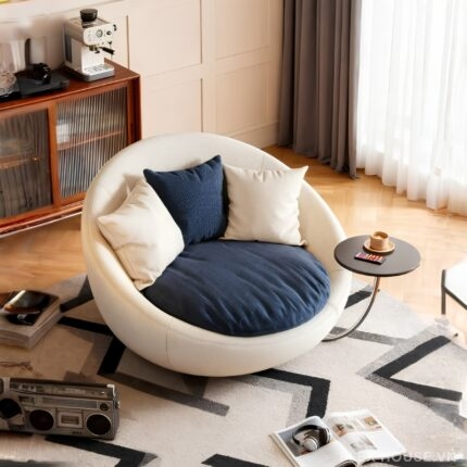 Ghế sofa đơn đa năng xoay hình quả trứng MU6636