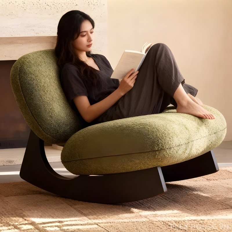 Ghế thư giãn bập bênh phong cách cổ điển MU7479 8 Ghế thư giãn bập bênh phong cách cổ điển MU7479 12