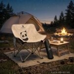 Ghế xếp thư giãn camping Panda nghệ thuật CM0038