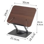 Giá đỡ đọc sách bằng gỗ đặt bàn kèm đèn tiện lợi DC0434