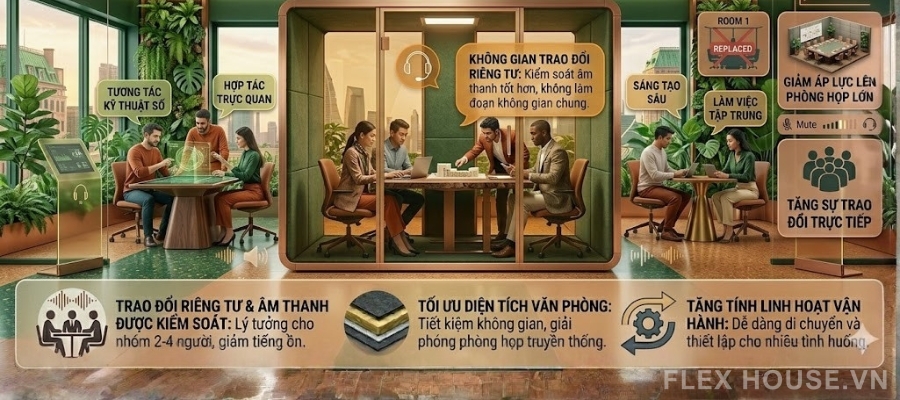 Đặt booth cách âm trong văn phòng mở có hiệu quả không? 15 Đặt booth cách âm trong văn phòng mở có hiệu quả không? 2